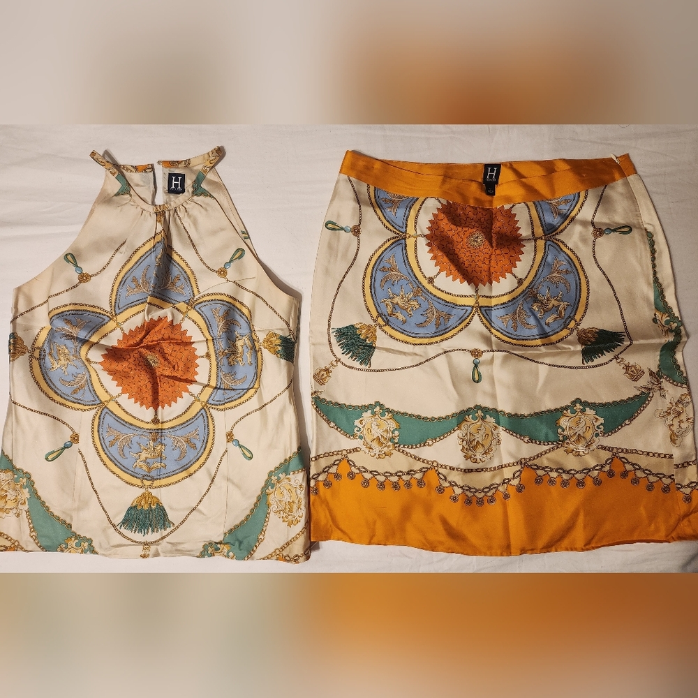 Colorful 2 Piece skirt & top